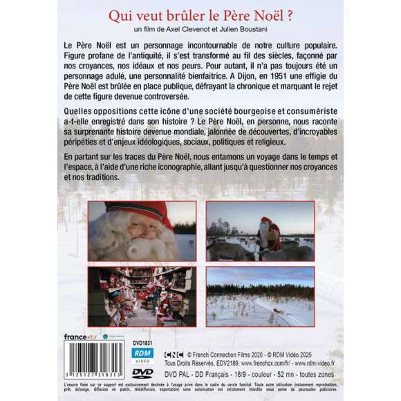 DVD - Film de Axel Clevenot, Julien Boustani en DVD Qui veut brûler le père Noël ?