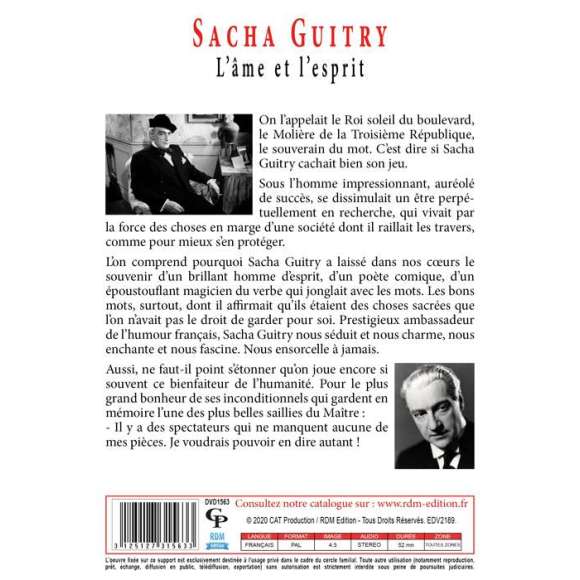 DVD - Film de Armand Isnard en DVD Sacha Guitry - L'âme et l'esprit