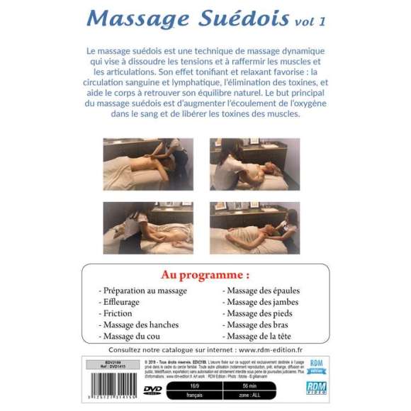 DVD - Film de  en DVD Santé & bien-être - Massage Suédois - Volume 1