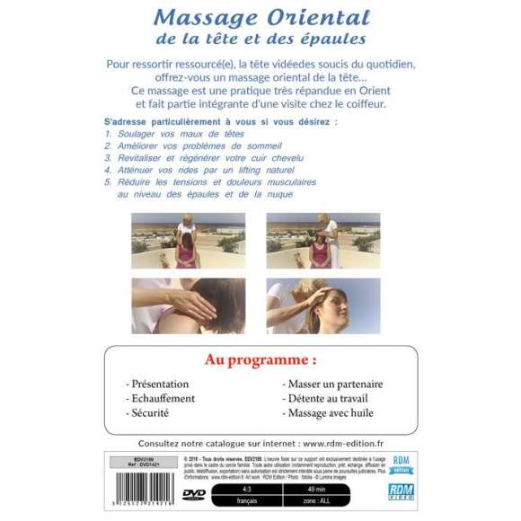 DVD - Film de  en DVD Santé & bien-être - Massage oriental de la tête et des épaules