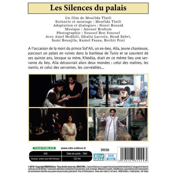 DVD - Film de Moufida Tlatli en DVD Silences du palais (Les)