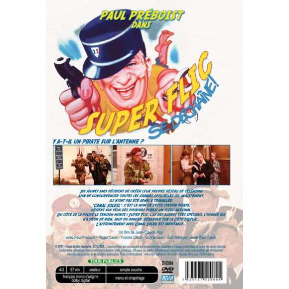 DVD - Film de Jean-Claude Roy en DVD Superflic se déchaîne