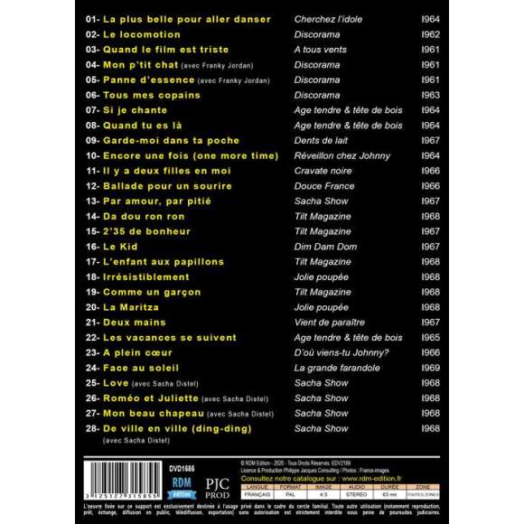 DVD - Film de  en DVD Sylvie Vartan - La plus belle pour aller danser