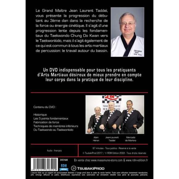DVD - Film de  en DVD Taekwonkido : principes fondamentaux énergétiques vol 1 (Le) - Collection arts martiaux