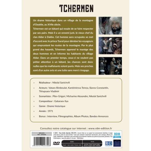 DVD - Film de Nikolaï Sanichvili en DVD Tchermen