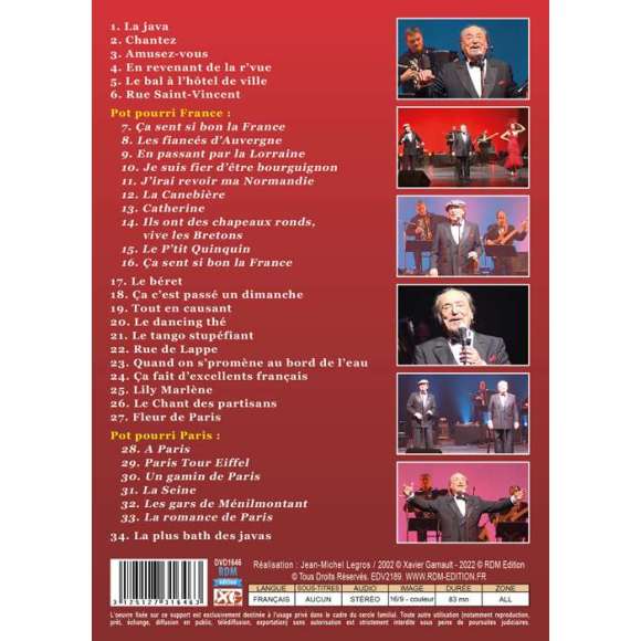 DVD - Film de Jean-michel Legros en DVD Tour de France en Chansons (Le ) - Jean-Marc Thibault accompagné par la rythmique...