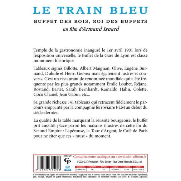 DVD - Film de Armand Isnard en DVD Train Bleu (Le) - Buffet des rois, roi des buffets