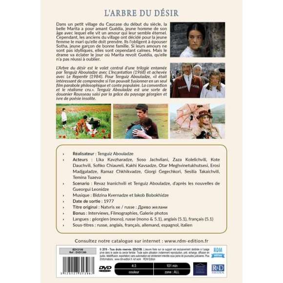 DVD - Film de Tenguiz Abouladze en DVD Trésors du cinéma russe (Les) - L'Arbre du désir
