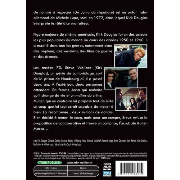 DVD - Film de Michele Lupo en DVD Un homme à respecter
