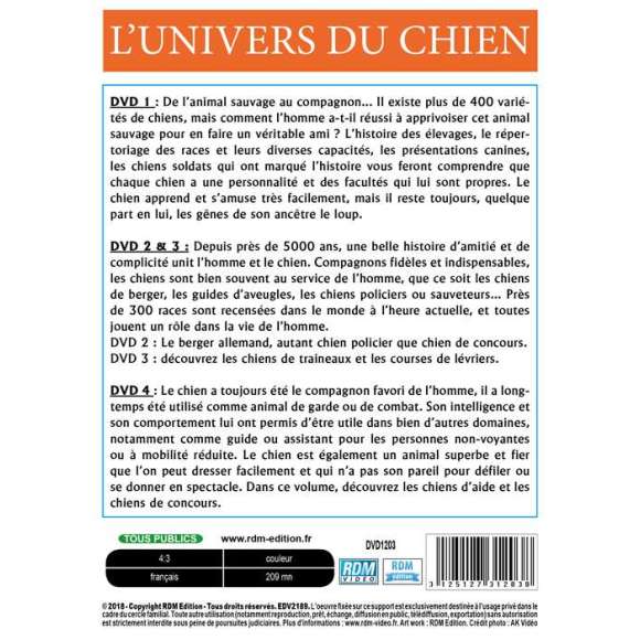 DVD - Film de  en DVD Univers du chien (L')