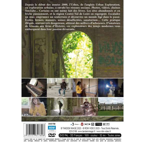 DVD - Film de Marion Dupuis, Adèle Le Canu en DVD Urbex, les explorateurs des temps modernes