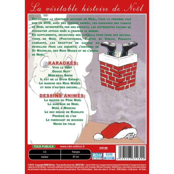 DVD - Film de  en DVD Véritable Histoire de Noël (La)