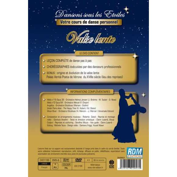 DVD - Film de  en DVD Votre cours de danse personnel - Valse lente
