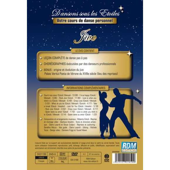 DVD - Film de  en DVD Votre cours de danse personnel - Jive