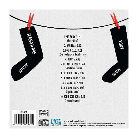 Les Chaussettes Noires, 100 % rock, Rock français, RDM-Edition, Musique