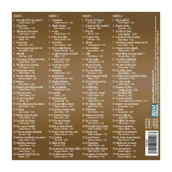 Préjean, Albert, Alibert, Baugé, André, Claveau, André, Dassary, André, Andrex, Mestral, Armand, Bourvil, Aznavour,...
