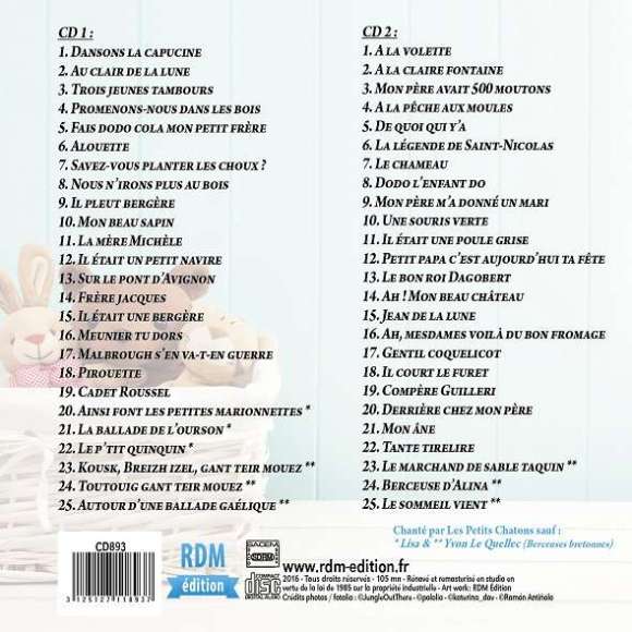Lisa, Le Quellec, Yvon, 50 berceuses et comptines pour bébé : ses premières chansons, Chansons & comptines, Eveil...