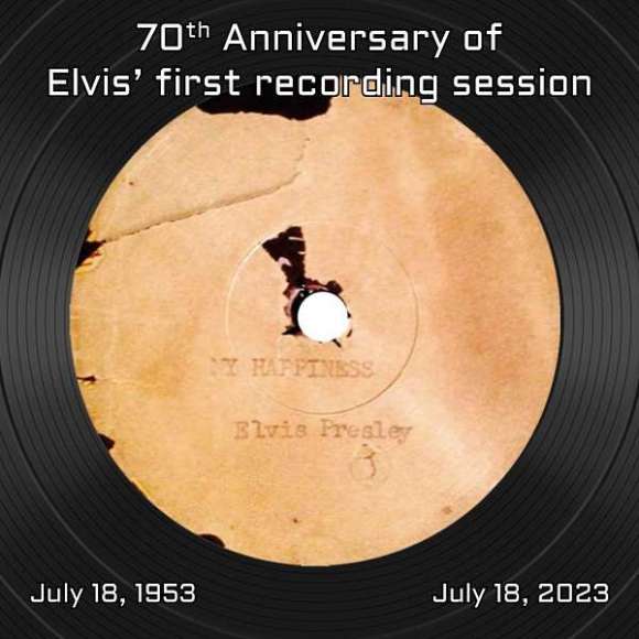Presley, Elvis, 70th anniversary of Elvis' first recording session : My happiness, That's when your heartaches begin,...