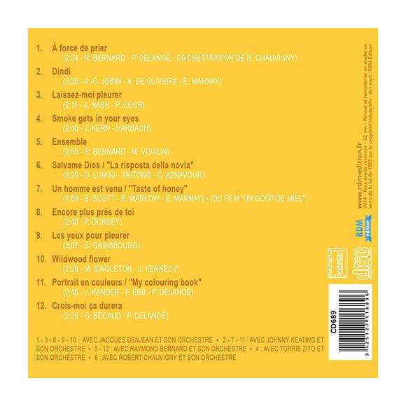 Mouskouri, Nana, A force de prier, Variétés françaises, RDM-Edition, Musique
