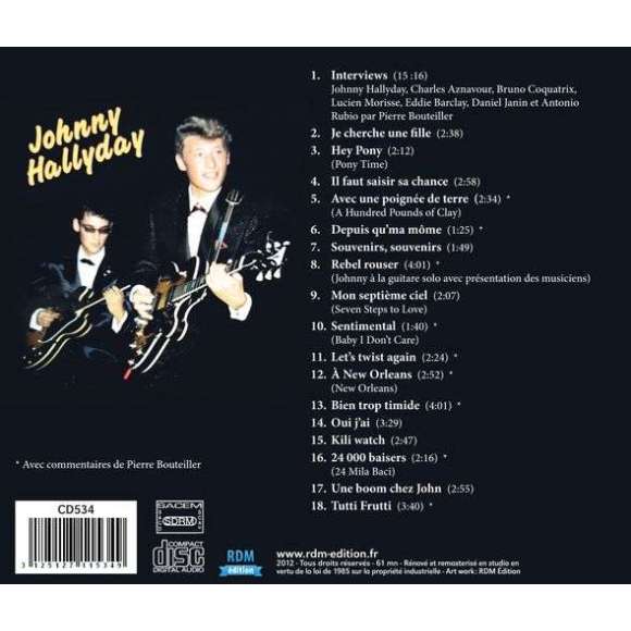 Hallyday, Johnny, A l'Olympia, Rock français, RDM-Edition, Musique