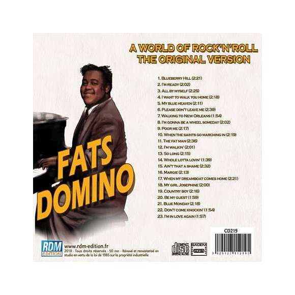 Fats Domino, A world of rock'n'roll, the original version : Blueberry Hill, Rock, RDM-Edition, Musique