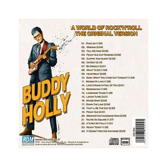 Holly, Buddy, A world of rock'n'roll, the original version : Peggy Sue, Rock, RDM-Edition, Musique