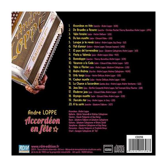 Loppe, André, Accordéon en fête, Musette, Accordéon, RDM-Edition, Musique