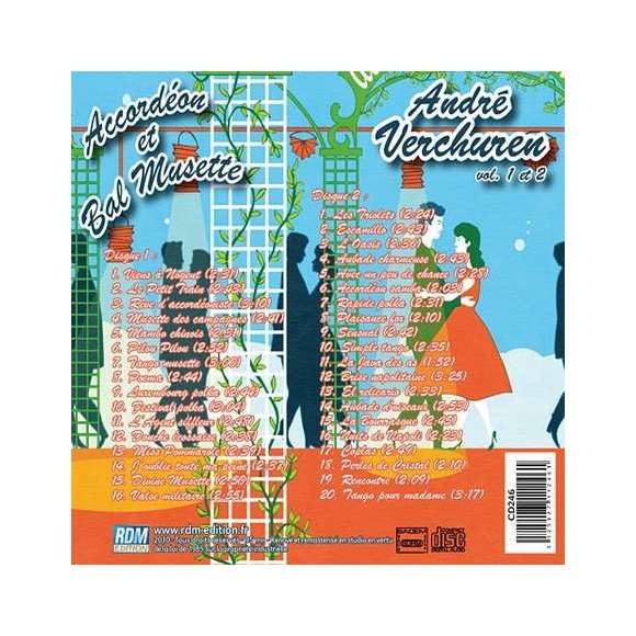 Verchuren, André, Accordéon et bal musette : André Verchuren : volume 1 et 2, Musette, Accordéon, RDM-Edition, Musique