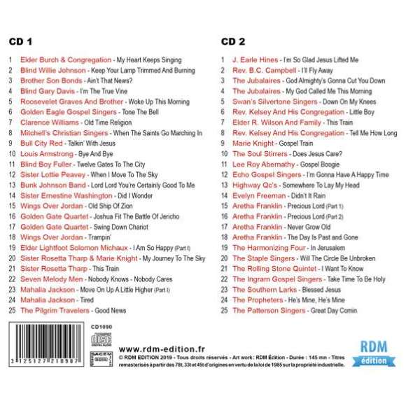 Franklin, Aretha, Fuller, Blind Boy , Davis, Blind Gary, Johnson, Blind Willie, Red, Bull City, Williams, Clarence, Burch,...