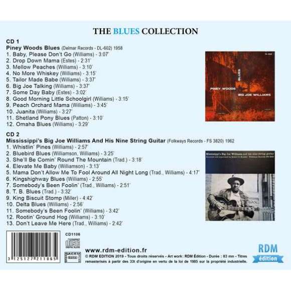 Williams, Big Joe, Baby, Please Don't Go, Blues, RDM-Edition, Musique