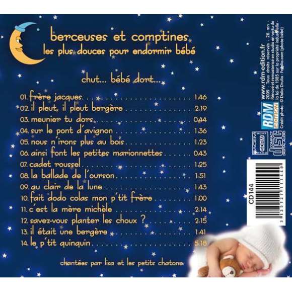 Lisa et les petits chatons, Berceuses et comptines les plus douces pour endormir bébé - Chut... bébé dort..., Chansons...