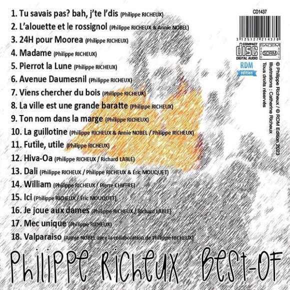 Richeux, Philippe, Best of, Variétés françaises, RDM-Edition, Musique