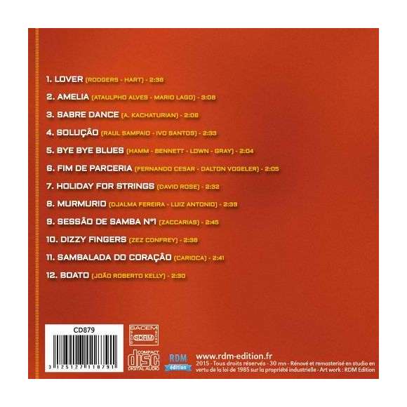 Zaccarias et son orchestre, Bossa nova, Variétés internationales, Musiques du monde, Amérique latine, Caraïbes,...