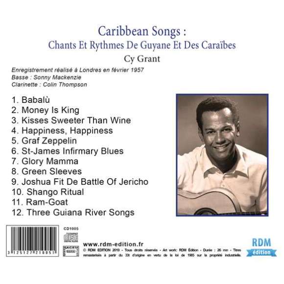 Grant, Cy, Caribbean Songs : Chants et rythmes de Guyane et des Caraïbes - Patrimoine de la musique traditionnelle du...