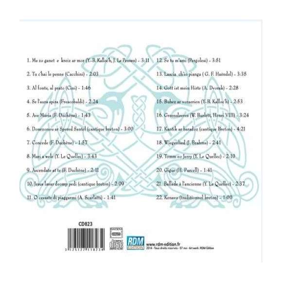 Duchène, Florence, Le Quellec Yvon, Celtilia, France, Bretagne, RDM-Edition, Musique