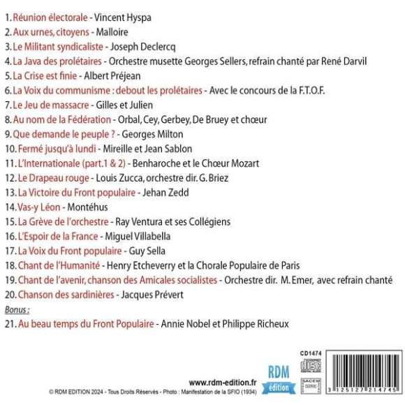 Hyspa, Vincent, Malloire, Declercq, Joseph, Darvil, René, Préjean, Albert, Orbal, Cey, Gerbey, De Bruey, Milton,...