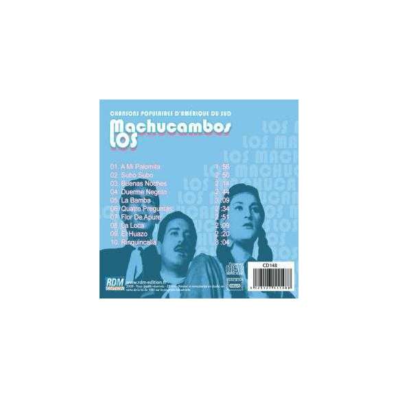 Los Machucambos, Chansons populaires d'Amérique du Sud, Musiques du monde, Amérique latine, Caraïbes, RDM-Edition, Musique