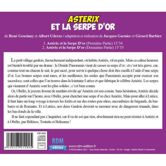 Piérauld, Guy, Augier, Albert, Mauvais, Jean, Gold, Jean, Laudun, Éric, Préboist, Paul, Collection BD en CD : Astérix...