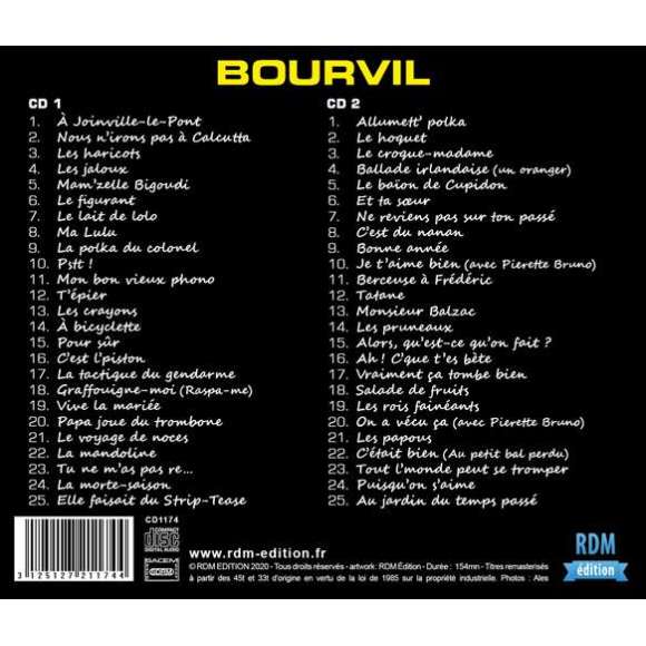 Bourvil, Raimbourg, André, Bruno, Pierette, Collection chanson française : Bourvil, Variétés françaises, RDM-Edition,...