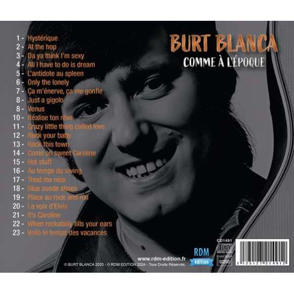 Blanca, Burt, Comme à l'époque, Rock français, RDM-Edition, Musique