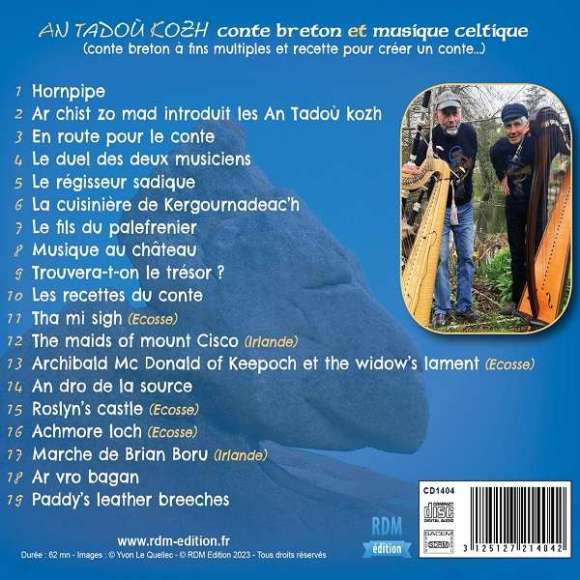 Le Quellec, Yvon, Foulon, Michel, Conte breton et musique celtique, Musique celte, Contes musicaux, Bretagne, RDM-Edition,...