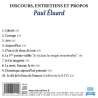Eluard, Paul, Discours, entretiens et propos : Paul Éluard, Littérature, RDM-Edition, Musique