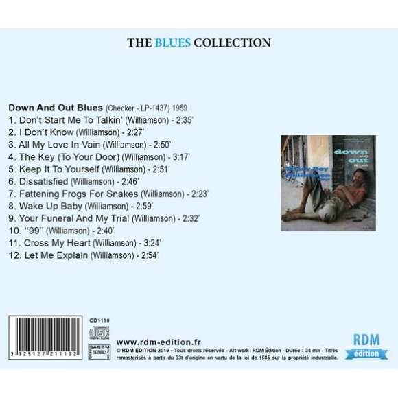 Williamson, Sonny Boy, Down And Out Blues, Blues, RDM-Edition, Musique