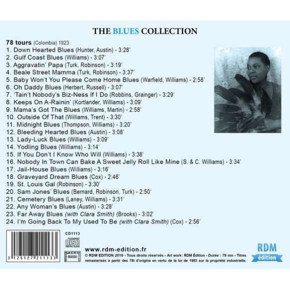 Smith, Bessie, Down Hearted Blues, Blues, RDM-Edition, Musique