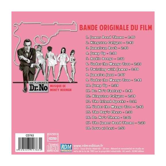 Norman, Monty , Barry, John, Dr. No, BOF & OST, RDM-Edition, Musique