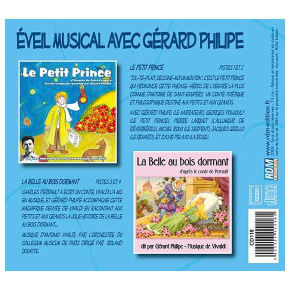 Philipe, Gérard, Poujouly, Georges, Grello, Jacques, Pelayo, Sylvie, Larquey, Pierre, Eveil musical avec Gérard Philipe...