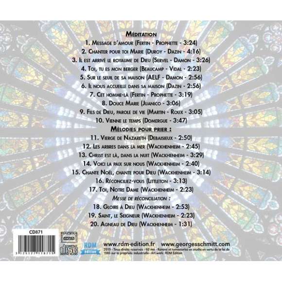 Schmitt, Georges, Flûte de Pan - Méditation et mélodies pour prier, Classique, Instrumental, RDM-Edition, Musique