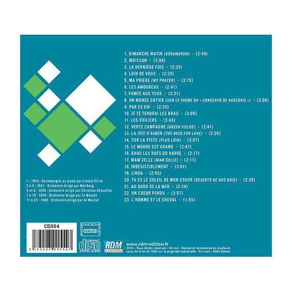 Deguelt, François, François Deguelt, mes premières chansons, Variétés françaises, RDM-Edition, Musique