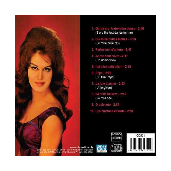 Dalida, Garde moi la dernière danse, Variétés françaises, RDM-Edition, Musique