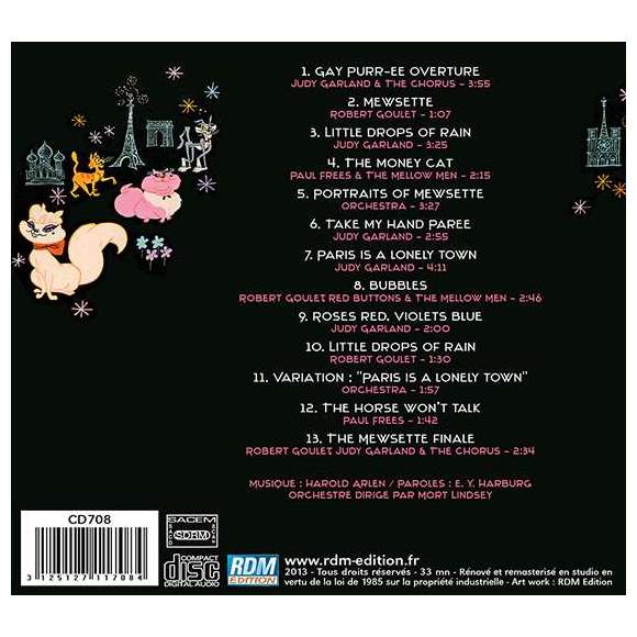 Garland, Judy, Goulet, Robert, Buttons, Red, Gingold, Hermione, Frees, Paul, Gay Purr-ee (Chat c'est Paris), BOF & OST,...